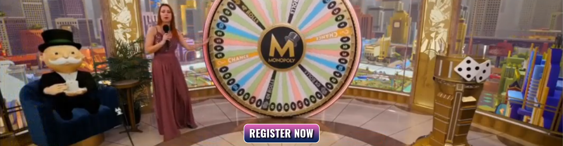 Fun88 Monopoly Live register